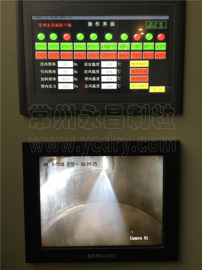 zeolite/zeolum spray granulating equipment